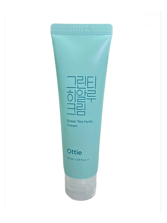 Увлажняющий крем для лица Ottie Green Tea Hyalu Cream с зеленым чаем, 50 мл