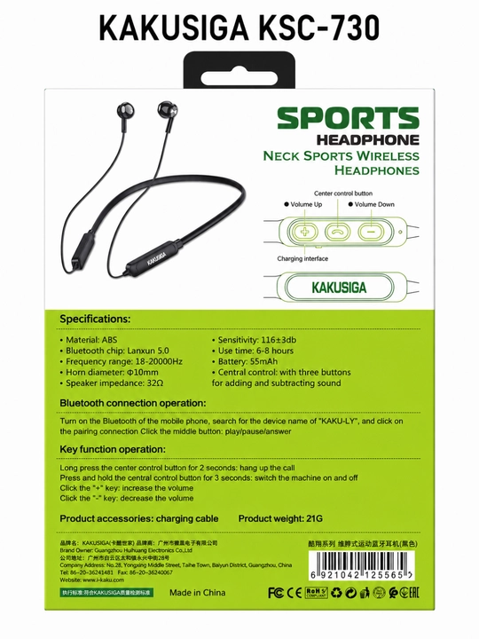 KAKUSIGA yuqori sifatli simsiz Bluetooth quloqchinlar