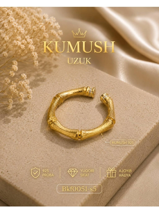 925 probali kumush uzuk ayollar uchun, 10 xil modelda - 