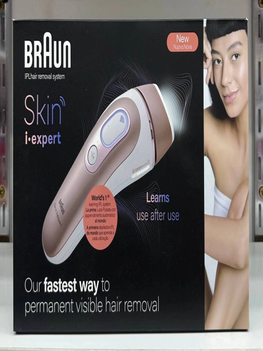 Braun Skin i·expert Smart IPL фотоэпилятор, автоадаптация к тону и датчик кожи, 10 уровней
