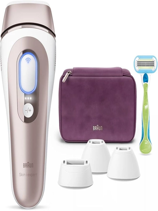 Braun Skin i·expert Smart IPL фотоэпилятор, автоадаптация к тону и датчик кожи, 10 уровней