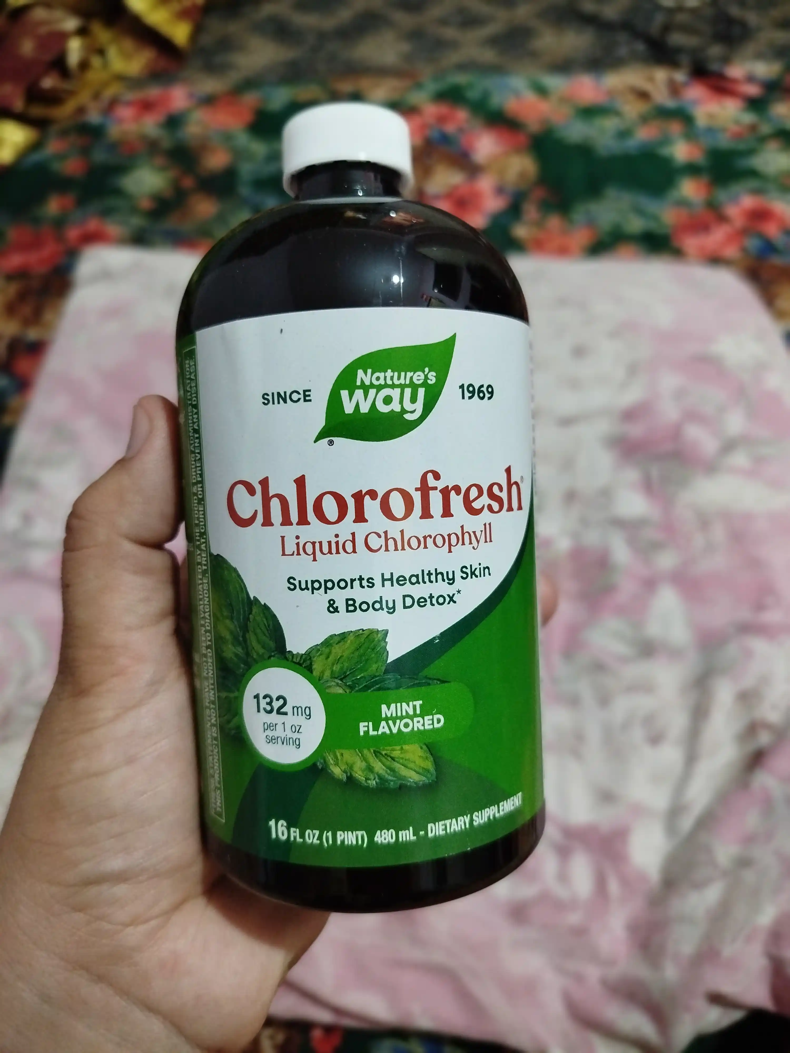 Nature’s Way, Chlorofresh® yalpiz ta’mli suyuq xlorofill, 480 ml