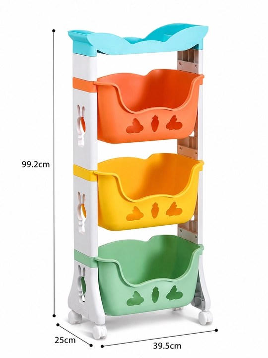 3 qavatli ko‘p funksiyali plastik savat-organayzer