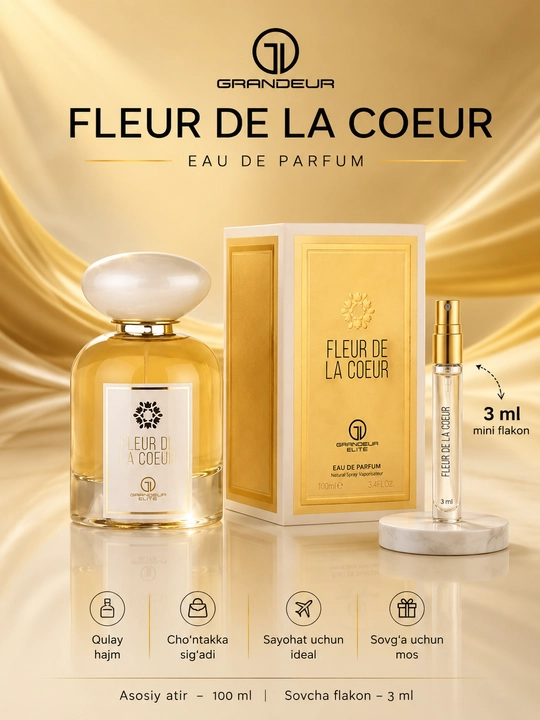 Grandeur Elite Fleur De La Coeur Eau de Parfum для женщин - 