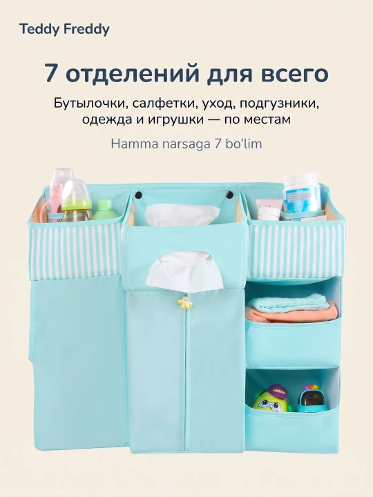 Подвесной органайзер на кроватку - 