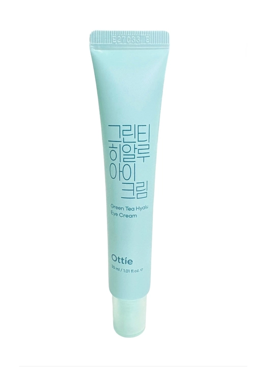Крем для кожи вокруг глаз Ottie Green Tea Hyalu Eye Cream с гиалуроновой кислотой, 30 мл