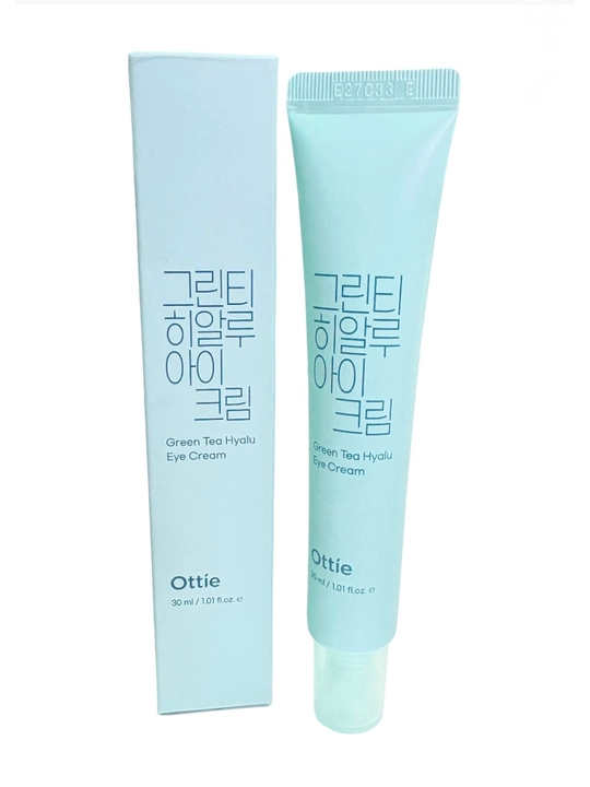 Крем для кожи вокруг глаз Ottie Green Tea Hyalu Eye Cream с гиалуроновой кислотой, 30 мл
