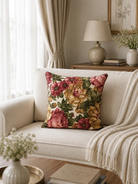 Dekorativ yostiq ikat printli, 2 dona, 45x45 sm, uy, ofis va mexmonxona interyeri uchun