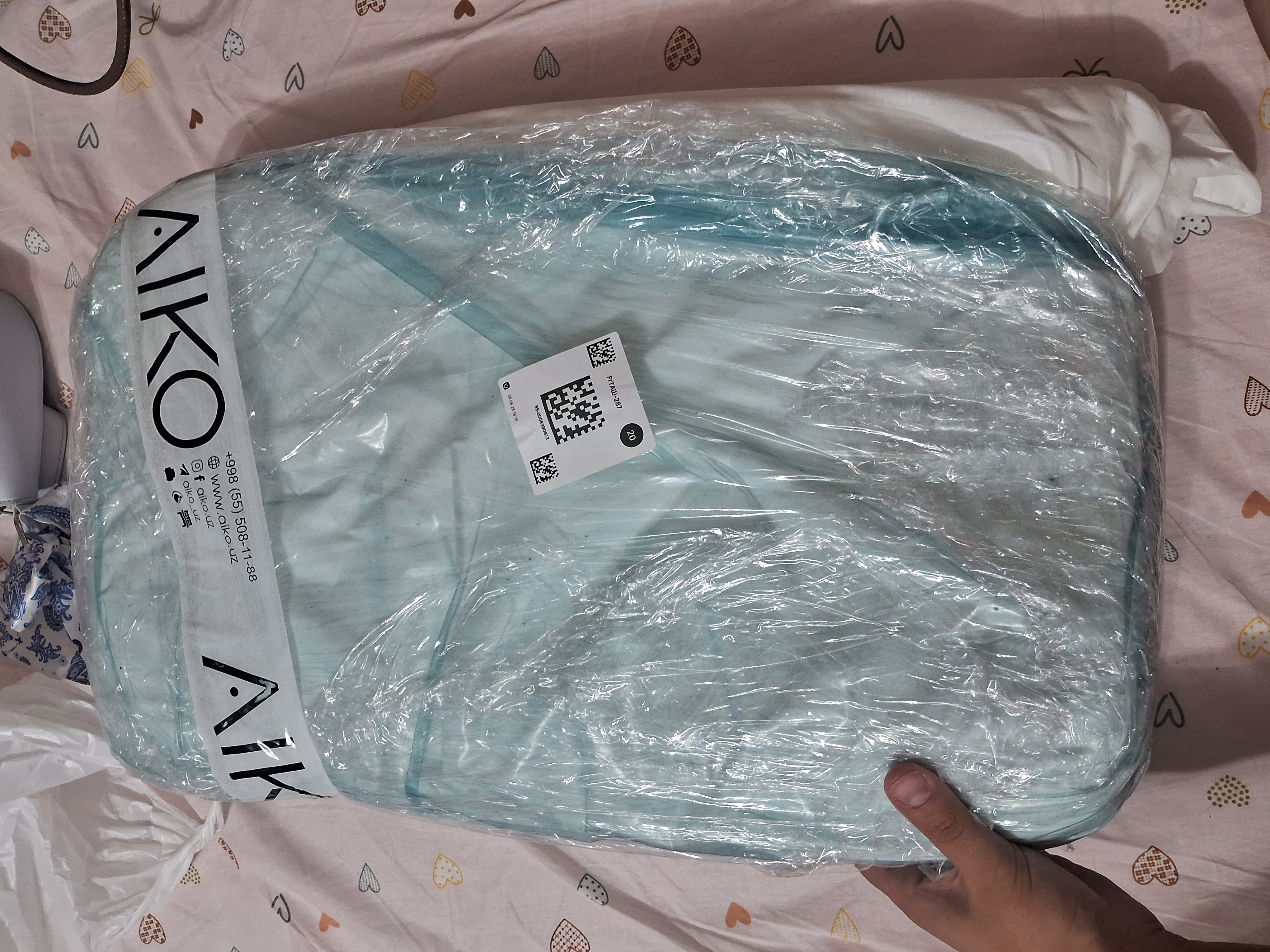 Yostiq ortopedik AIKO Memory, xotira effekti, podushka anatomik, padushka uxlash uchun
