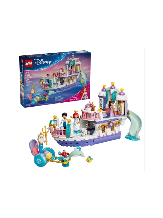 LEGO Disney Princess Arielning qirollik to‘y kemasi 43299 konstruktori, 519 detal - 