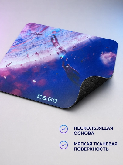 Игровой коврик для мыши с изображением CS GO, 20 × 24 см, 3 мм
