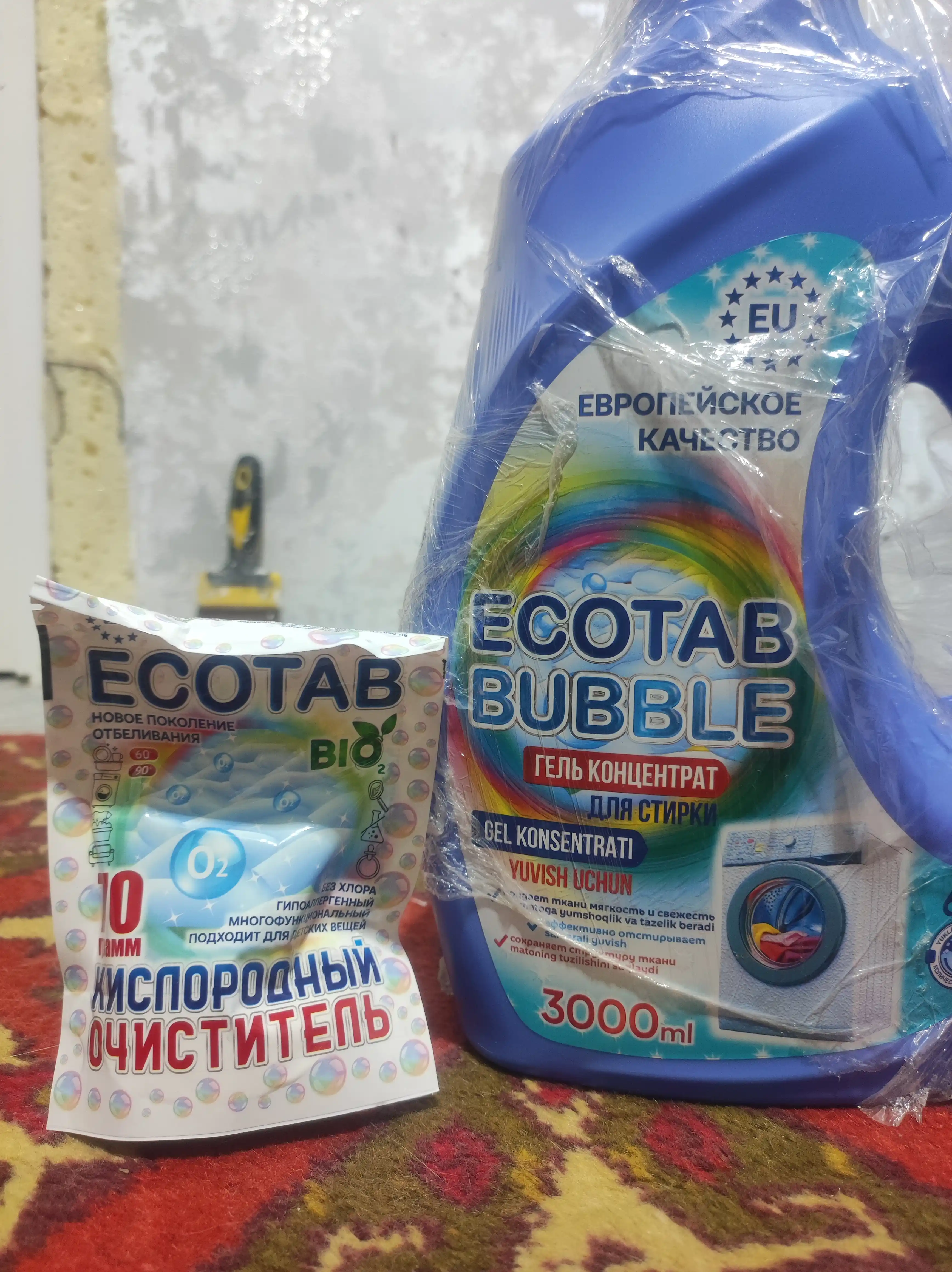 Гель концентрат для стирки ECOTAB, 3 л