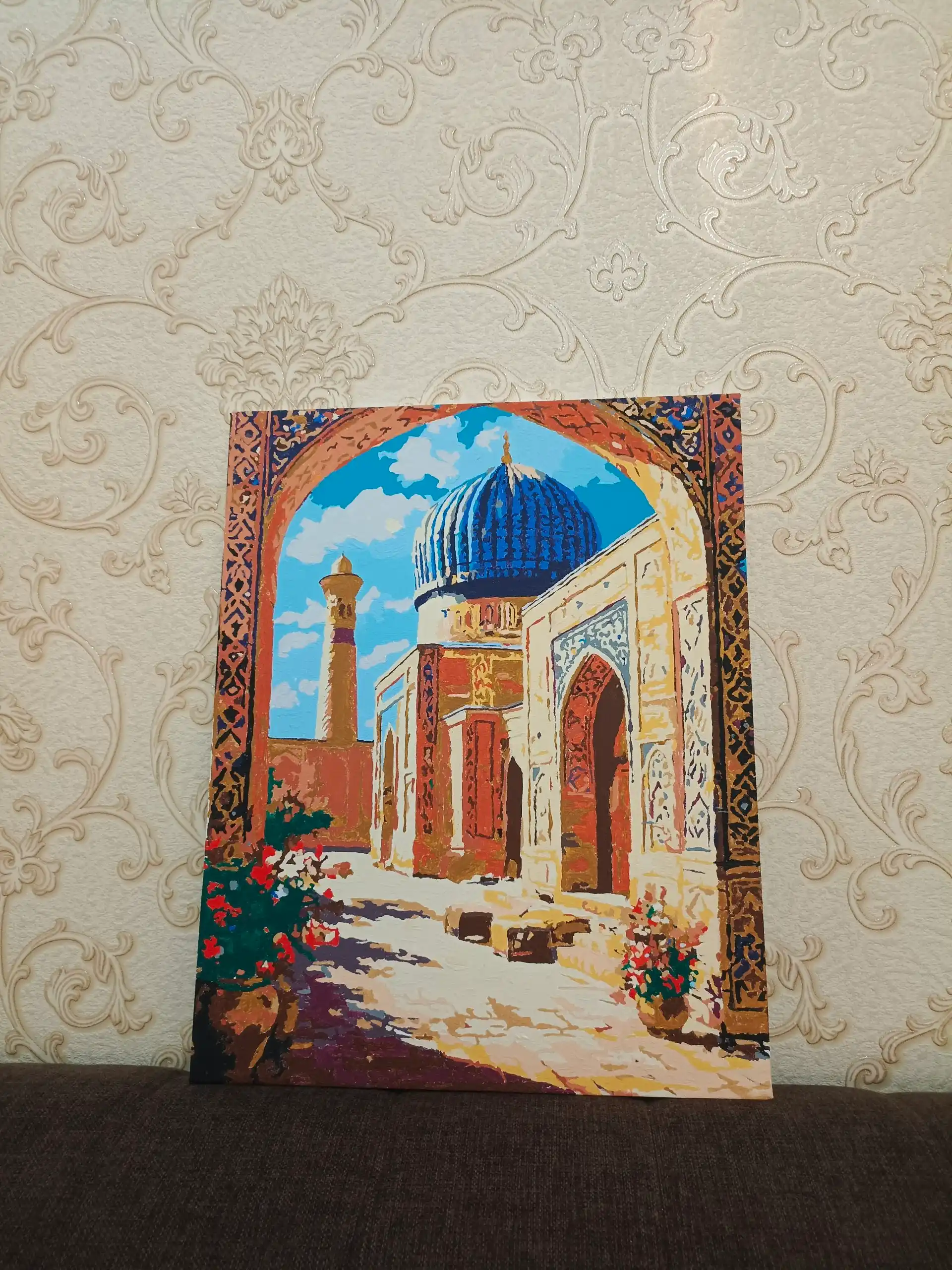 Raqamlar bo'yicha rasm chizish ARTERY "Oʻzbekiston", 40×50 sm, holstga bo'yaladigan rasm