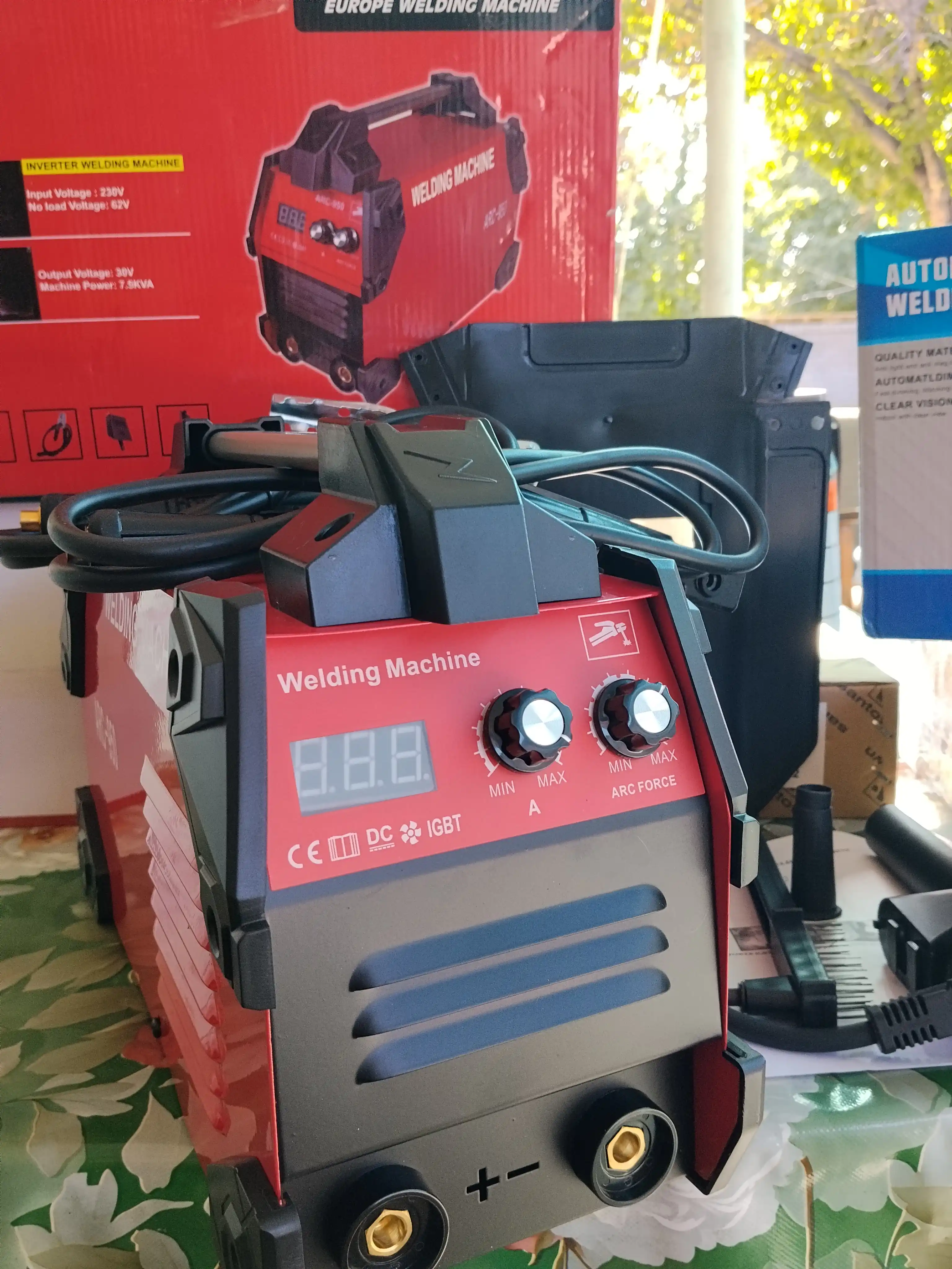ARC-950 kuchli payvandlash qurilmasi, IGBT texnologiya, 230 V