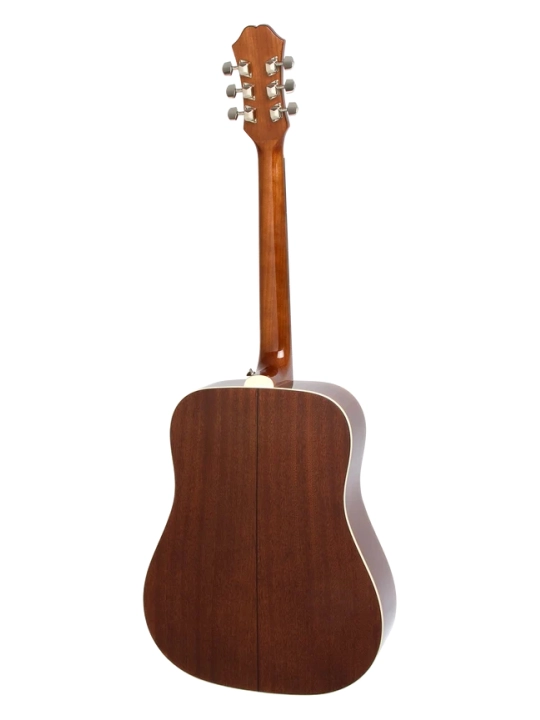 Epiphone Songmaker DR-100 akustik gitara, to‘liq o‘lchamli, Vintage Sunburst rangida