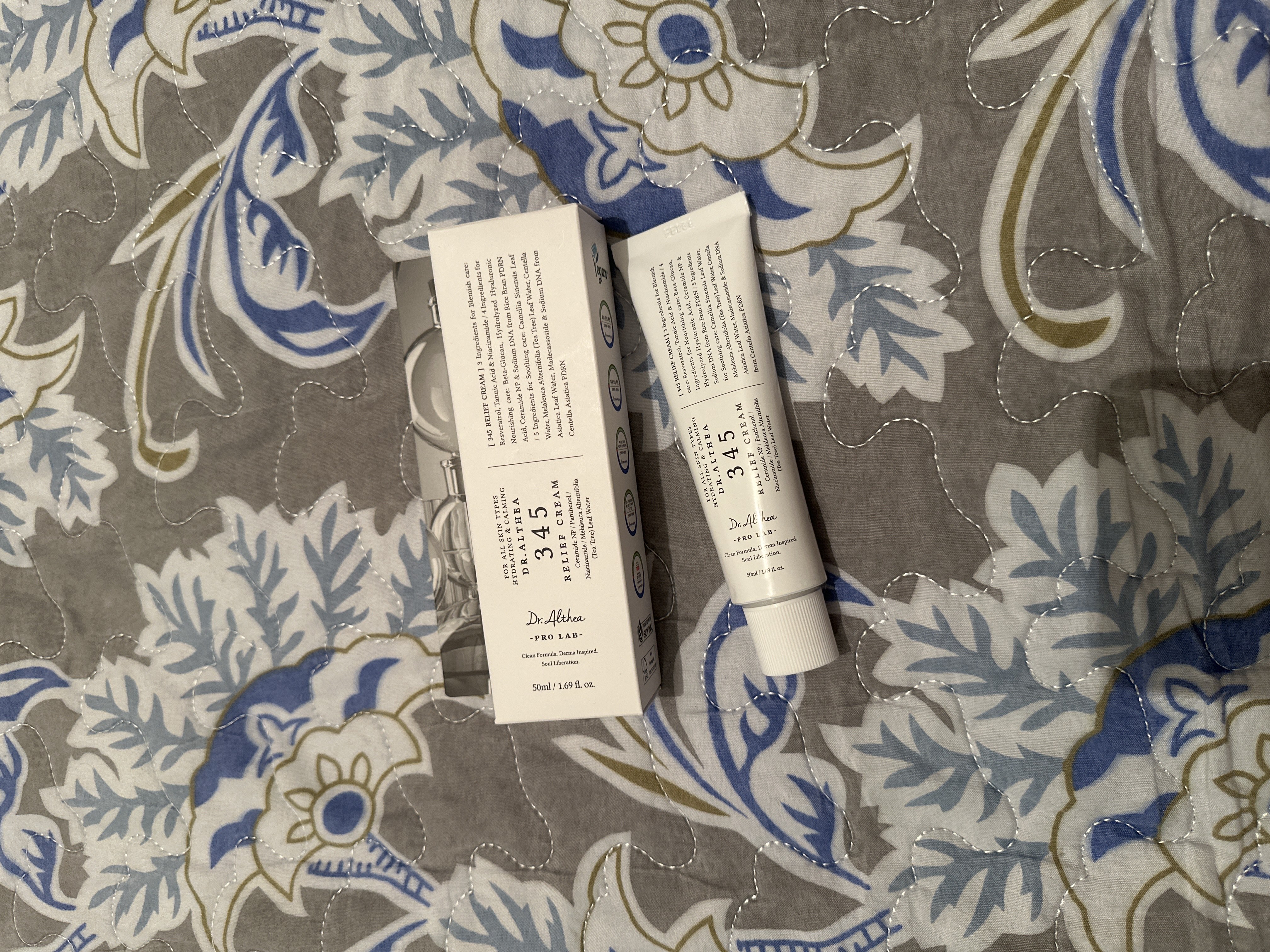 Dr Althea 345 Relief Cream - sezgir va muammoli teri uchun tinchlantiruvchi krem, 50 ml