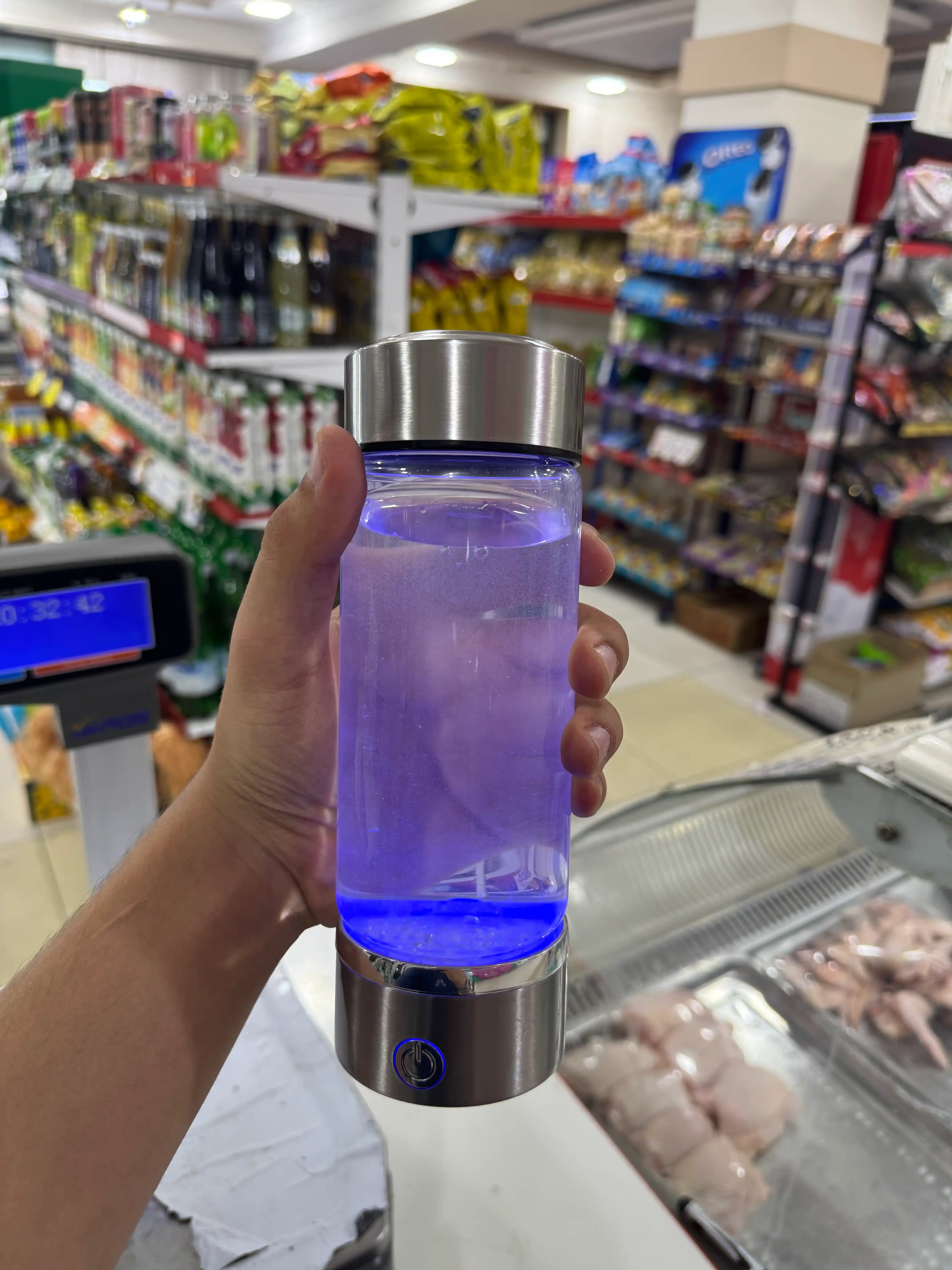 Vodorodli suv generatori 420 ml – Type-C zaryadli Hydrogen Water Bottle