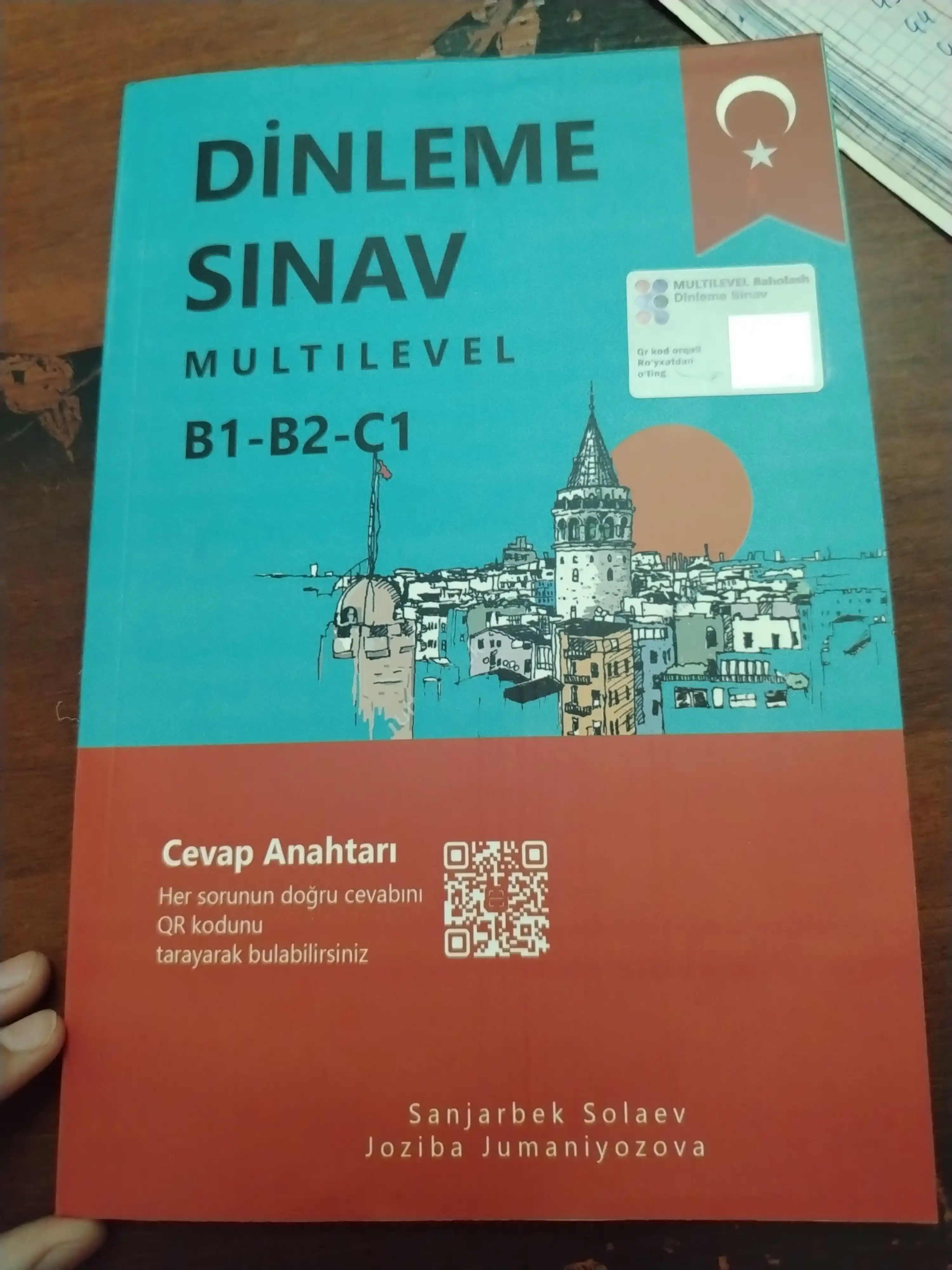 CEFR B1, B2, C1 uchun turk tilidagi Sinav Multilevel, Dinleme, Okuma, Yazma, Konusma kitob