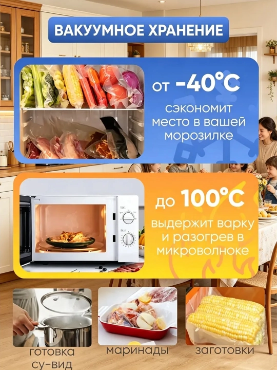 Вакуумный упаковщик для продуктов