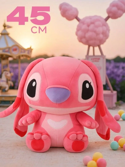 Мягкая игрушка Стич розового цвета 45 см - 