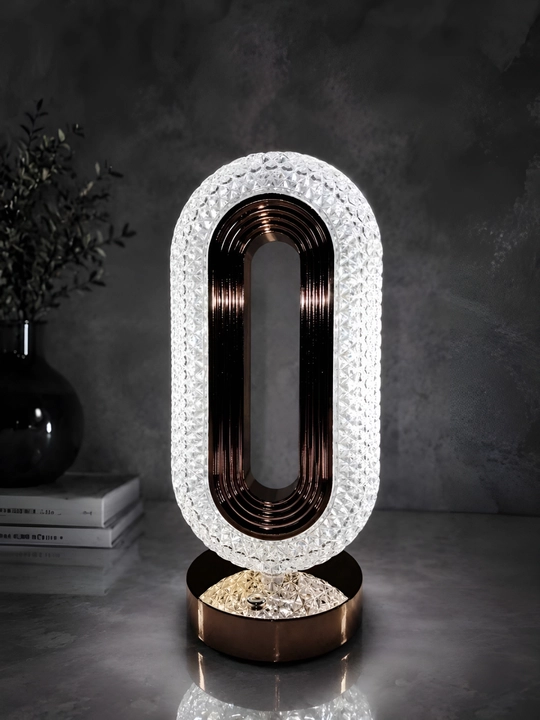 Dekorativ chiroq 3 xil yorug‘lik rejimi, LED lampa, interyer uchun stol chirog‘i