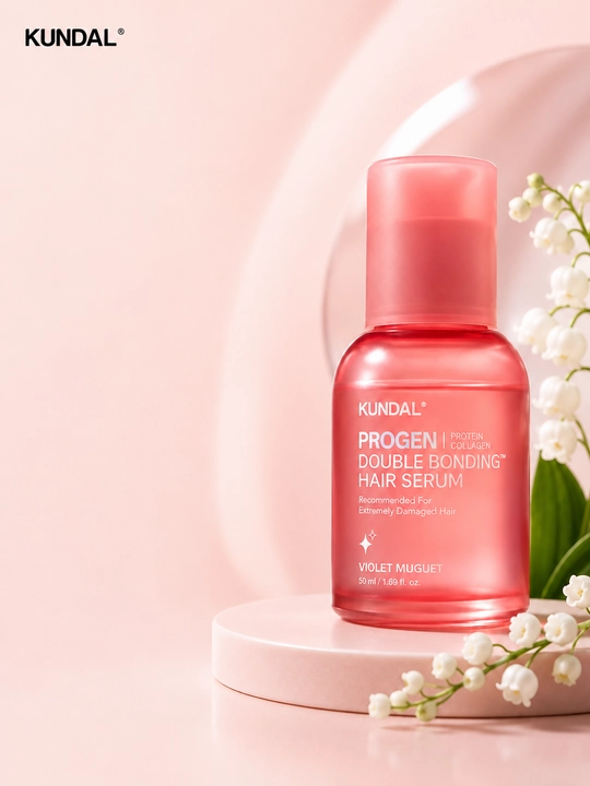 KUNDAL Soch uchun zardob Progen Double Bonding Hair Serum, 50 ml - 