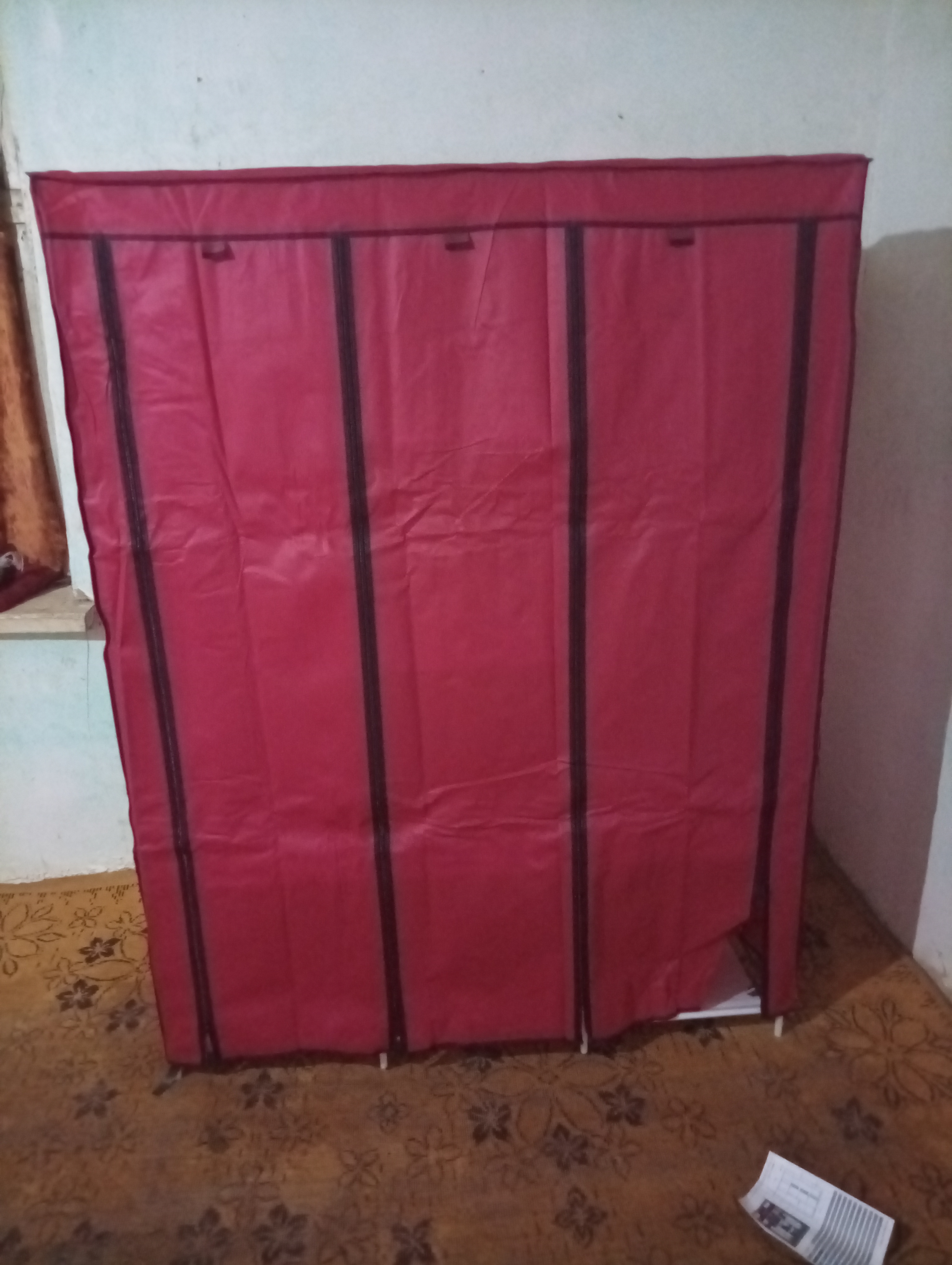 Matoli yig'ma shkaf - kiyim, poyabzal saqlash uchun garderob, 130 * 45 * 175 sm