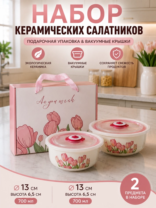 Стеклянные контейнеры для запекания и хранения - 
