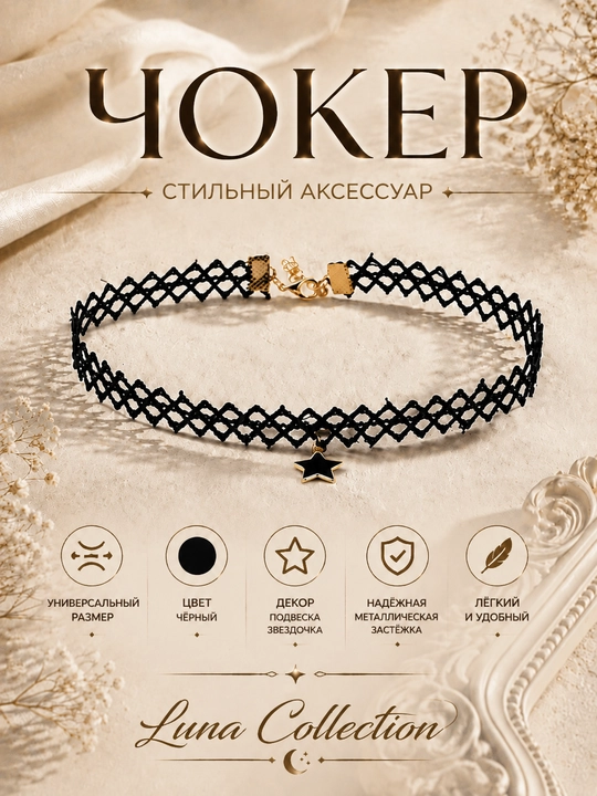 Украшение на шею, чокер