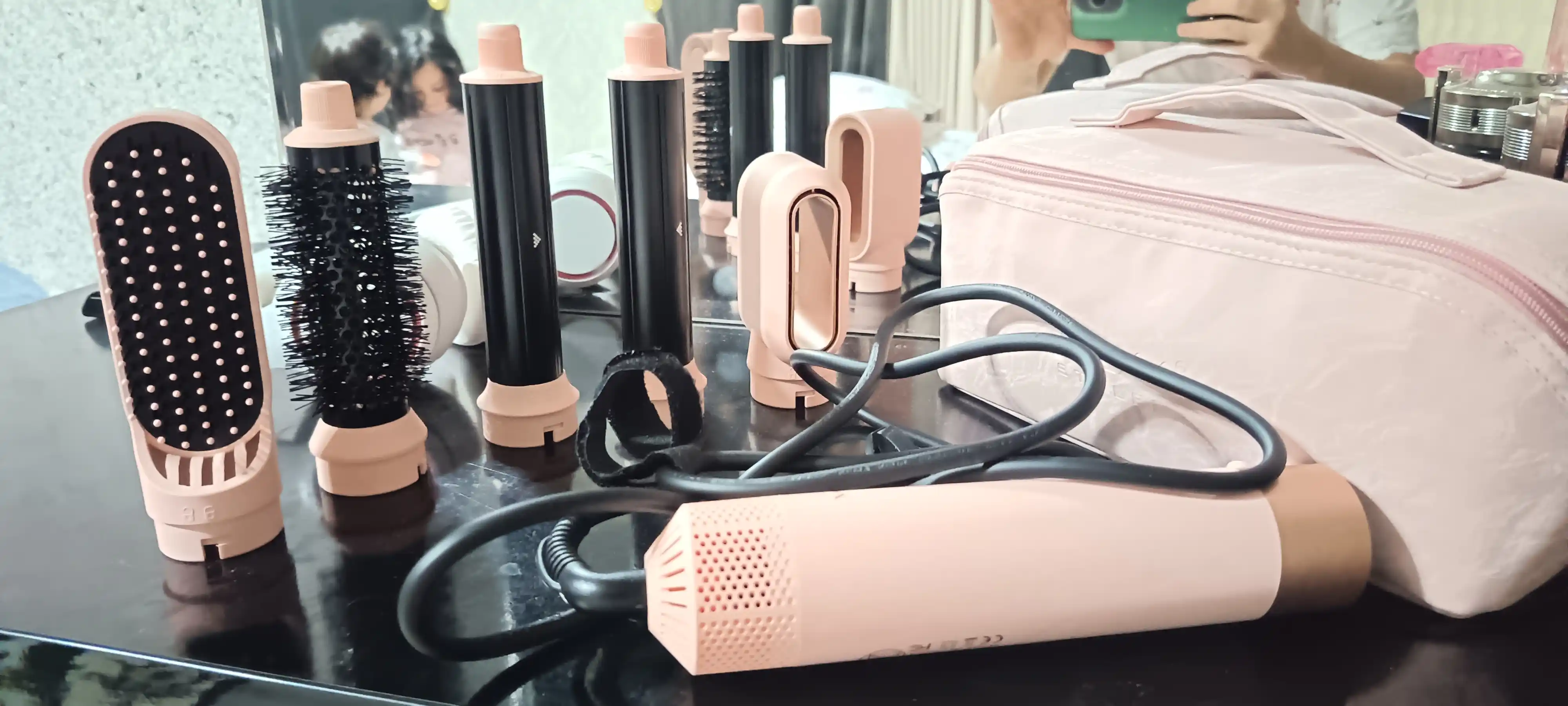 Dyson фен для волос JRM Styler 6/1, 6 насадок, сушка, завивка и выпрямление