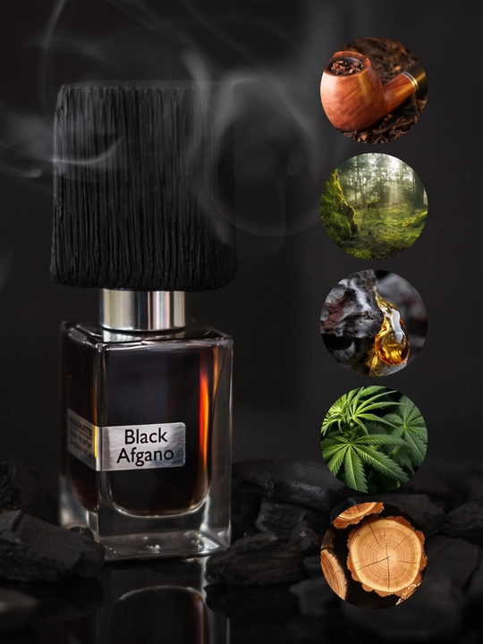 Black Afgano Nasomatto unisex atir, qahva, tamaki, ambra, nisha parfum, erkaklar, ayollar