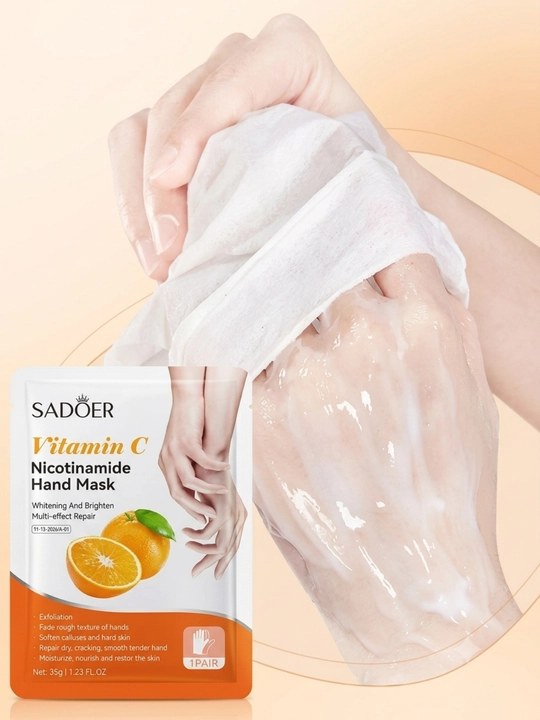 SADOER Маска для рук Sadoer Vitamin C Nicotinamide Hand Mask