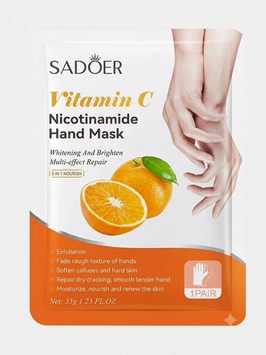 SADOER Маска для рук Sadoer Vitamin C Nicotinamide Hand Mask