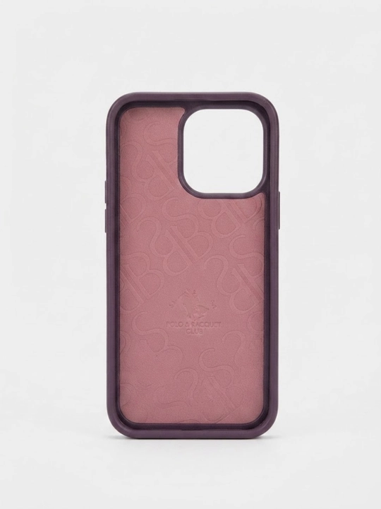 IPhone 13 Pro / 13 Pro Max uchun kashta tikilgan Santa Barbara Polo charm g‘ilofi