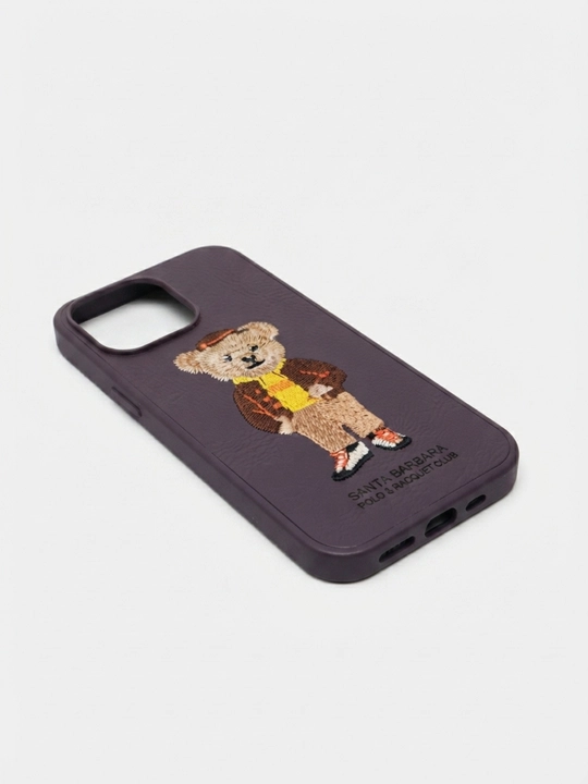 IPhone 13 Pro / 13 Pro Max uchun kashta tikilgan Santa Barbara Polo charm g‘ilofi