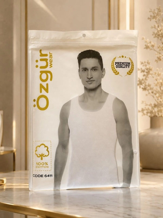 Özgür Wear — мужская майка 100% хлопок, модель 6411