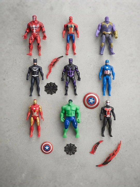Marvel qahramonlari to‘plami. Farzandlar va kolleksionerlar uchun ajoyib sovg‘a