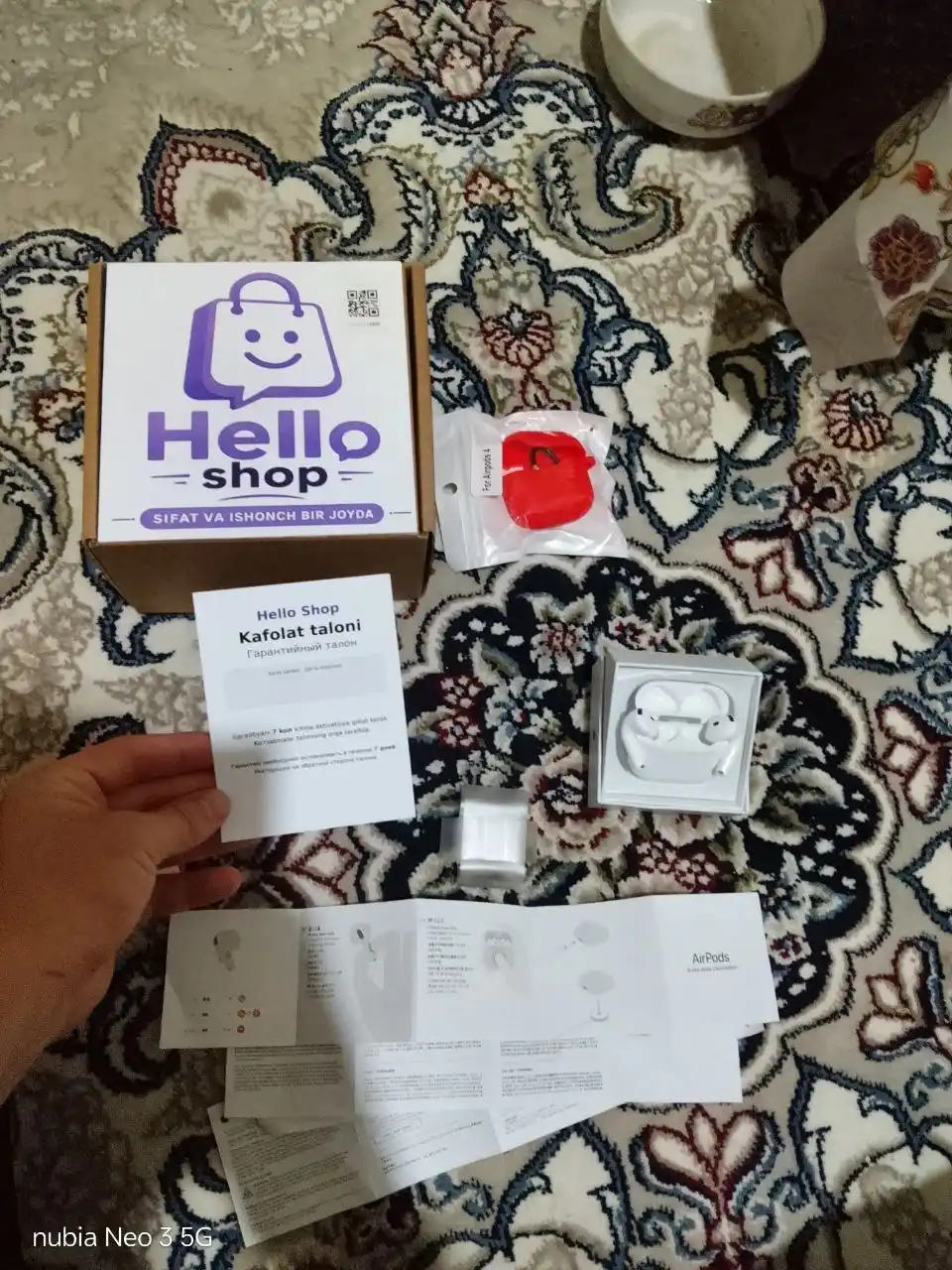 Simsiz quloqchin Pods 4 ANC, bluetooth quloqchin,naushnik
