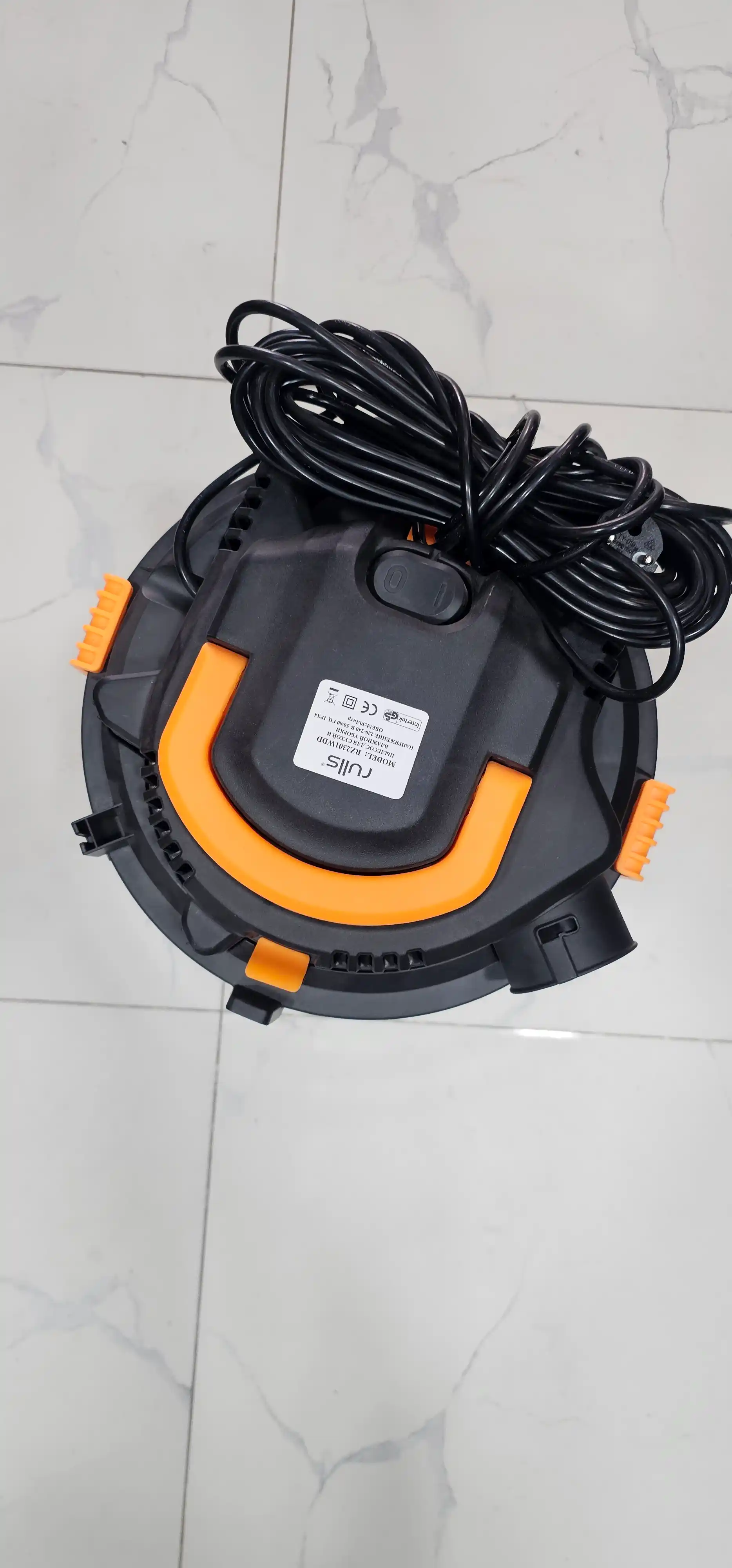Пылесос строительный Rulls RZ2301WDD 30 л, 3 в 1, сухая и влажная уборка, выдув, моющий