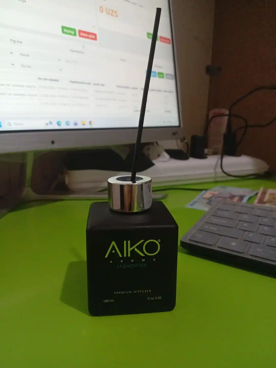 AIKO Aroma tayoqchali uy diffuzori, uzoq saqlanuvchi, havo tozalagich, aromatizator