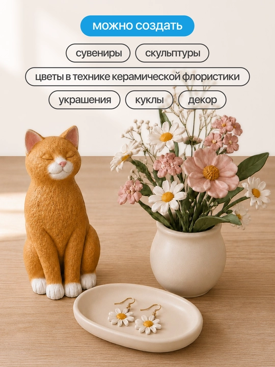 Полимерная глина Сонет Невская палитра, 250 г, телесный