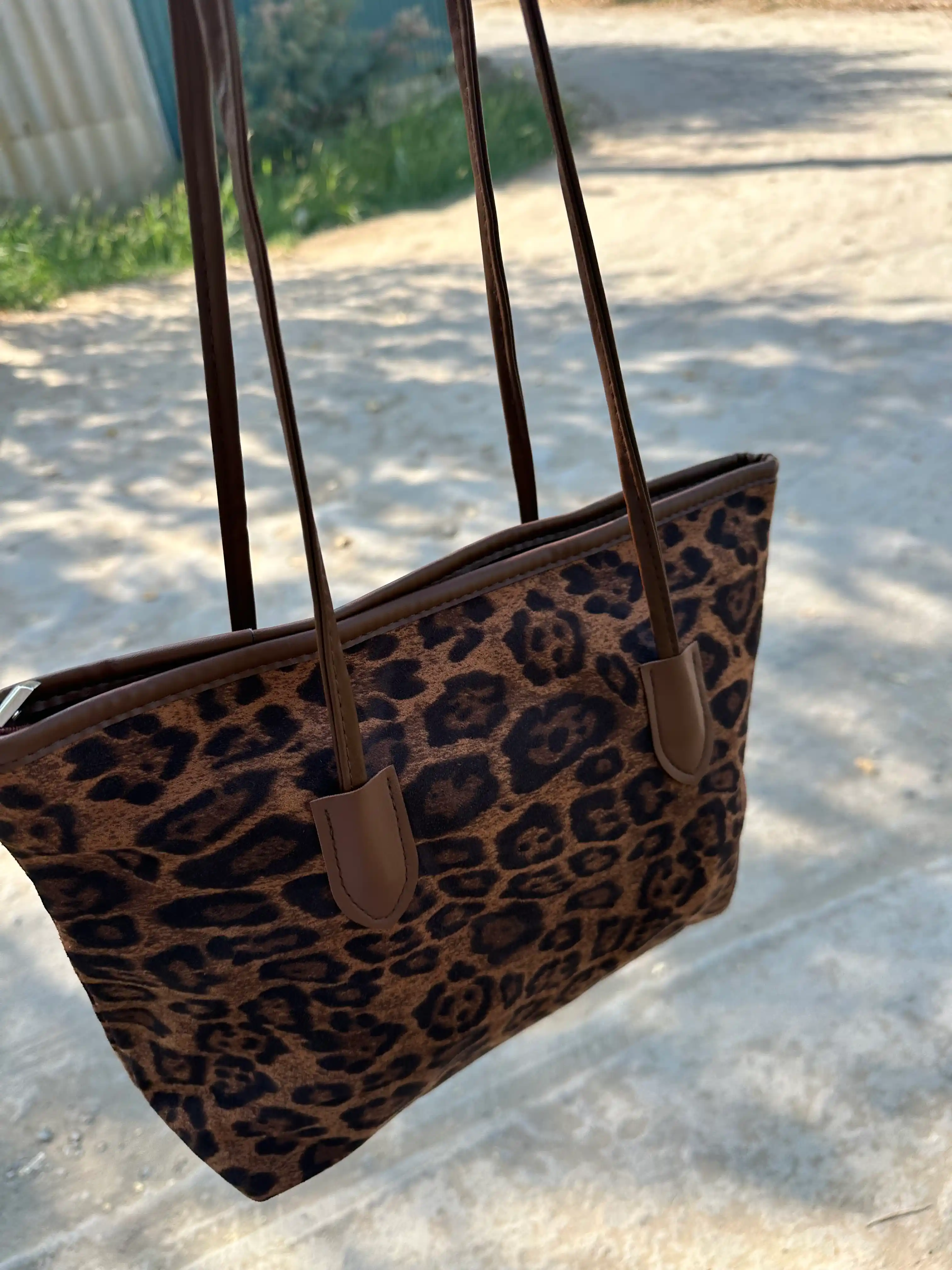 Ayollar sumkasi, sumka, leopard dizayndagi sumka, shopper sumka