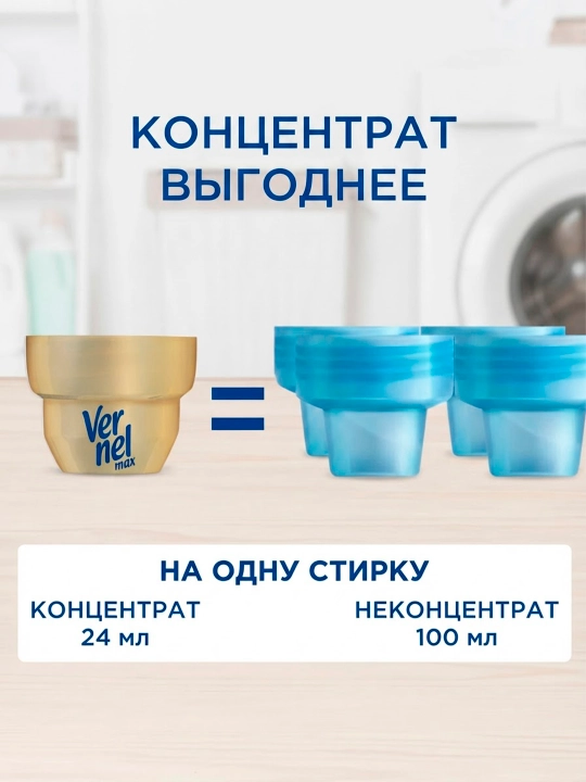 Кондиционер для белья Vernel Max Свежий Бриз, 960 мл
