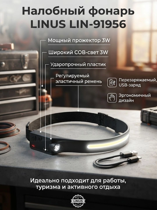 LINUS 3W+3W LIN-91956 peshona chirog‘i - 