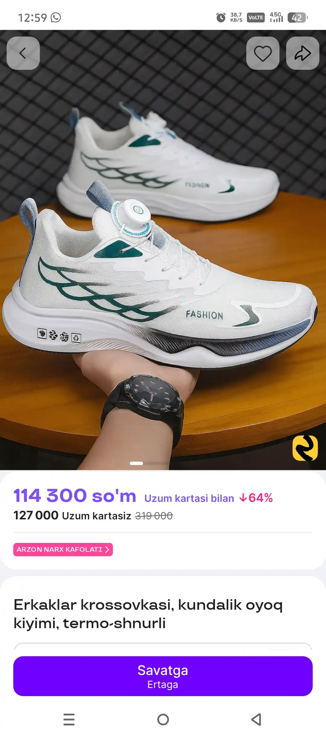 Erkaklar krossovkasi, kundalik oyoq kiyimi, termo-shnurli