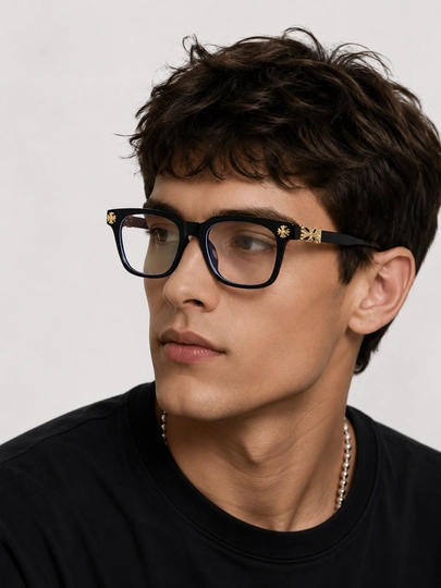 Очки Chrome Hearts унисекс, с прозрачными линзами, имиджевые очки для мужчин и женщин