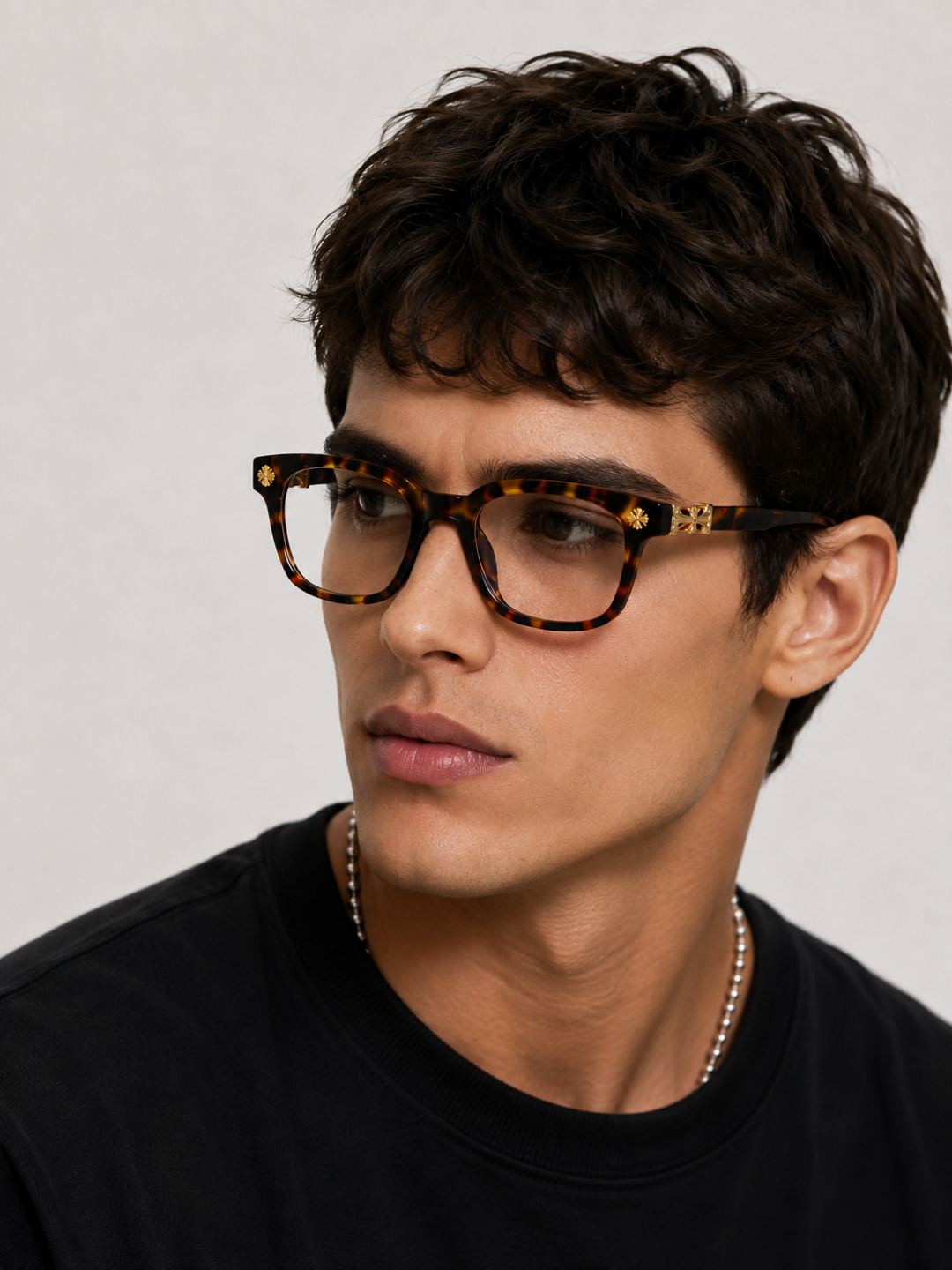 Очки Chrome Hearts унисекс, с прозрачными линзами, имиджевые очки для мужчин и женщин