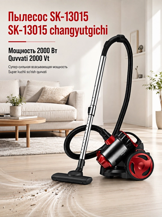 Changyutgich SK-13015 - uyni tozalashda ishonchli yordamchi - 