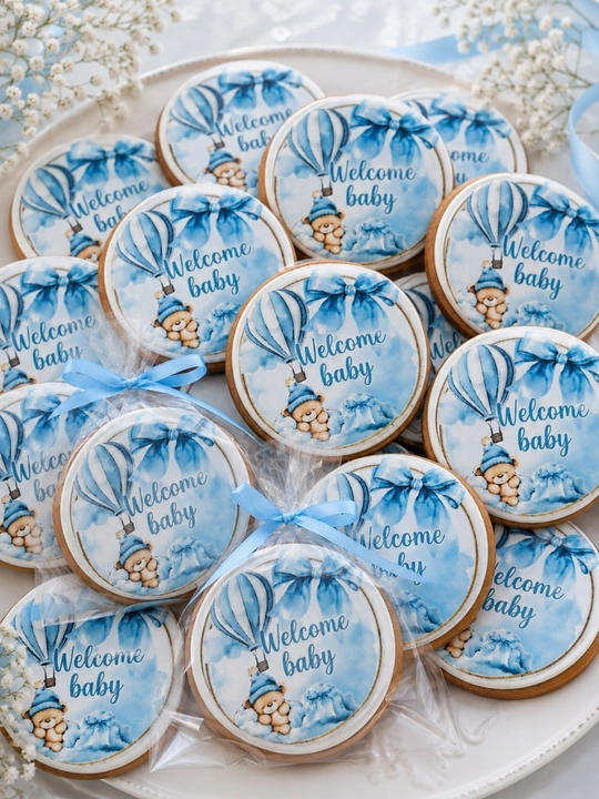 Имбирные пряники «Welcome Baby» с натуральным мёдом, для новорождённого, 20 штук
