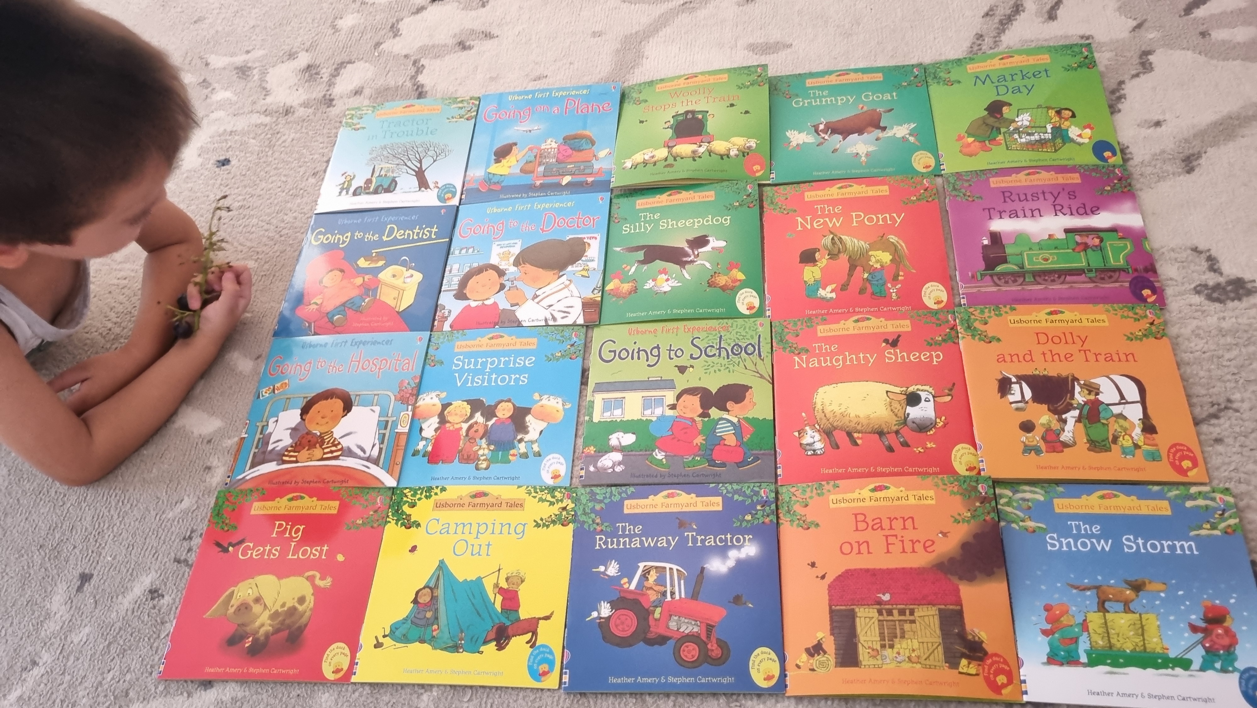 Развивающий набор книг Usborne для изучения английского языка для детей